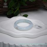  Vòng Khối Ngọc Phỉ Thúy Bạch Nguyệt Quang - Bạch Ngọc Điểm Hoàng Phỉ Cao Cấp Bản Hẹ 11.8 x 8.3 x 51.3 (Không Kén Mệnh) 2600682 