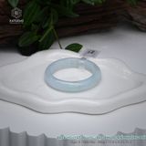  Vòng Khối Ngọc Phỉ Thúy Bạch Nguyệt Quang - Bạch Ngọc Điểm Hoàng Phỉ Cao Cấp Bản Hẹ 11.8 x 8.3 x 51.3 (Không Kén Mệnh) 2600682 