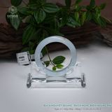  Vòng Khối Ngọc Phỉ Thúy Bạch Nguyệt Quang - Bạch Ngọc Điểm Hoàng Phỉ Cao Cấp Bản Hẹ 11.8 x 8.3 x 51.3 (Không Kén Mệnh) 2600682 