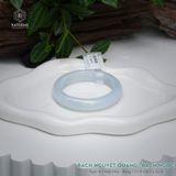  Vòng Khối Ngọc Phỉ Thúy Bạch Nguyệt Quang Cao Cấp Bản Hẹ 11.9 x 8.2 x 52.4 (Không Kén Mệnh) 2600685 