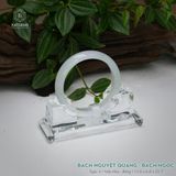  Vòng Khối Ngọc Phỉ Thúy Bạch Nguyệt Quang Cao Cấp Bản Hẹ 11.6 x 6.8 x 51.7 (Không Kén Mệnh) 2600679 