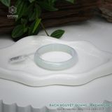  Vòng Khối Ngọc Phỉ Thúy Bạch Nguyệt Quang Cao Cấp Bản Hẹ 11.6 x 6.8 x 51.7 (Không Kén Mệnh) 2600679 