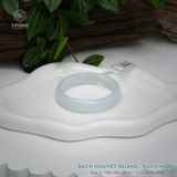  Vòng Khối Ngọc Phỉ Thúy Bạch Nguyệt Quang Cao Cấp Bản Hẹ 12.1 x 6.5 x 49.8 (Không Kén Mệnh) 2600680 