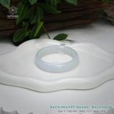  Vòng Khối Ngọc Phỉ Thúy Bạch Nguyệt Quang Cao Cấp Bản Hẹ 12.1 x 6.5 x 49.8 (Không Kén Mệnh) 2600680 
