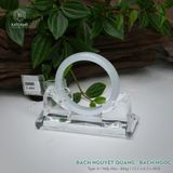  Vòng Khối Ngọc Phỉ Thúy Bạch Nguyệt Quang Cao Cấp Bản Hẹ 12.1 x 6.5 x 49.8 (Không Kén Mệnh) 2600680 