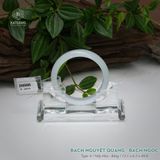  Vòng Khối Ngọc Phỉ Thúy Bạch Nguyệt Quang Cao Cấp Bản Hẹ 12.1 x 6.5 x 49.8 (Không Kén Mệnh) 2600680 
