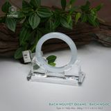  Vòng Khối Ngọc Phỉ Thúy Bạch Nguyệt Quang Cao Cấp Bản Hẹ 11.1 x 8.3 x 54.2 (Không Kén Mệnh) 2600686 