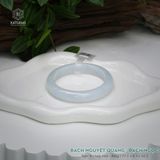  Vòng Khối Ngọc Phỉ Thúy Bạch Nguyệt Quang Cao Cấp Bản Hẹ 11.1 x 8.3 x 54.2 (Không Kén Mệnh) 2600686 