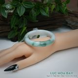  Vòng Khối Ngọc Phỉ Thúy Lục Hoa Bay Cao Cấp Bản Hẹ 12.5 x 9 x 55.6 (Không Kén Mệnh) 260175 