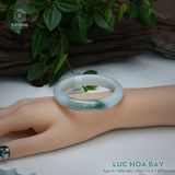  Vòng Khối Ngọc Phỉ Thúy Lục Hoa Bay Cao Cấp Bản Hẹ 11.8 x 8.1 x 54.8 (Không Kén Mệnh) 260167 