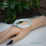  Vòng Khối Ngọc Phỉ Thúy Lục Hoa Bay Cao Cấp Bản Hẹ 9.3 x 7.8 x 54.7 (Không Kén Mệnh) 260171 