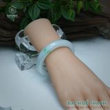  Vòng Khối Ngọc Phỉ Thúy Bạch Đế Thanh Cao Cấp Bản Hẹ 12.5 x 8 x 53.6 (Không Kén Mệnh) 260165 