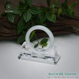  Vòng Khối Ngọc Phỉ Thúy Bạch Đế Thanh Cao Cấp Bản Hẹ 12.5 x 8 x 53.6 (Không Kén Mệnh) 260165 
