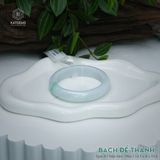  Vòng Khối Ngọc Phỉ Thúy Bạch Đế Thanh Cao Cấp Bản Hẹ 12.5 x 8 x 53.6 (Không Kén Mệnh) 260165 