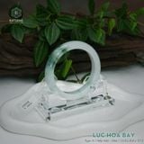  Vòng Khối Ngọc Phỉ Thúy Lục Hoa Bay Cao Cấp Bản Hẹ 12.4 x 8.8 x 57.5 (Không Kén Mệnh) 260173 