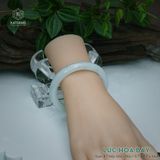  Vòng Khối Ngọc Phỉ Thúy Lục Hoa Bay Cao Cấp Bản Hẹ 9.7 x 7.7 x 54.8 (Không Kén Mệnh) 260179 