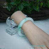  Vòng Khối Ngọc Phỉ Thúy Lục Hoa Bay Cao Cấp Bản Hẹ 12.3 x 8.1 x 58 (Không Kén Mệnh) 260172 