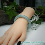  Vòng Khối Ngọc Phỉ Thúy Băng Hoa Lam Thiên Cao Cấp Bản Hẹ 12.2 x 8.2 x 54.5 (Không Kén Mệnh) 260458 