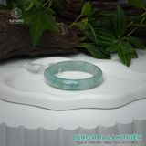  Vòng Khối Ngọc Phỉ Thúy Băng Hoa Lam Thiên Cao Cấp Bản Hẹ 12.2 x 8.2 x 54.5 (Không Kén Mệnh) 260458 