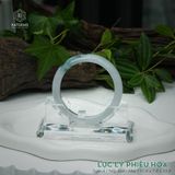  Vòng Khối Ngọc Phỉ Thúy Jade A Lục Lý Phiêu Hoa Cao Cấp Bản Hẹ 11.9 x 7.8 x 53.8 (Không Kén Mệnh) 260466 