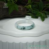  Vòng Khối Ngọc Phỉ Thúy Jade A Lục Lý Phiêu Hoa Cao Cấp Bản Hẹ 11.7 x 7.3 x 53.8 (Không Kén Mệnh) 260461 
