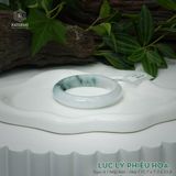  Vòng Khối Ngọc Phỉ Thúy Jade A Lục Lý Phiêu Hoa Cao Cấp Bản Hẹ 11.7 x 7.3 x 53.8 (Không Kén Mệnh) 260461 