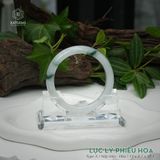  Vòng Khối Ngọc Phỉ Thúy Jade A Lục Lý Phiêu Hoa Cao Cấp Bản Hẹ 11 x 8.1 x 57.1 (Không Kén Mệnh) 260468 