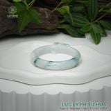  Vòng Khối Ngọc Phỉ Thúy Jade A Lục Lý Phiêu Hoa Cao Cấp Bản Hẹ 11 x 8.1 x 57.1 (Không Kén Mệnh) 260468 