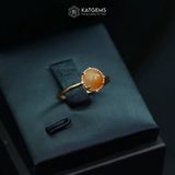  Nhẫn Ngọc Hoàng Phỉ Type A Vàng Trang Sức (Không Kén Mệnh) 