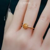  Nhẫn Ngọc Hoàng Phỉ Type A Vàng Trang Sức (Không Kén Mệnh) 