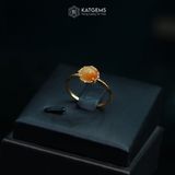  Nhẫn Ngọc Hoàng Phỉ Type A Vàng Trang Sức (Không Kén Mệnh) 