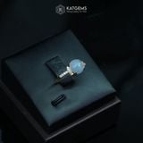  Nhẫn Ngọc Phỉ Thúy Tím Tử La Lan Vàng Trang Sức (Không Kén Mệnh) 