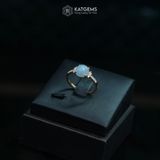  Nhẫn Ngọc Phỉ Thúy Tím Tử La Lan Vàng Trang Sức (Không Kén Mệnh) 