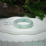  Vòng Khối Ngọc Phỉ Thúy Jade A Lý Lục Băng Hoa Cao Cấp Bản Hẹ 11.8 x 8 x 53.8 (Không Kén Mệnh) 260459 