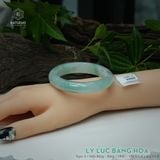  Vòng Khối Ngọc Phỉ Thúy Jade A Lý Lục Băng Hoa Cao Cấp Bản Hẹ 11.8 x 8 x 53.8 (Không Kén Mệnh) 260459 