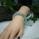  Vòng Khối Ngọc Phỉ Thúy Jade A Lý Lục Băng Hoa Cao Cấp Bản Hẹ 11.8 x 8 x 53.8 (Không Kén Mệnh) 260459 