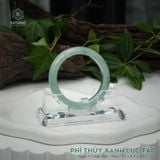  Vòng Khối Ngọc Phỉ Thúy Jade A Xanh Lục Táo Cao Cấp Bản Hẹ 11 x 8.5 x 52.5 (Không Kén Mệnh) 2601948 