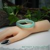  Vòng Khối Ngọc Phỉ Thúy Jade A Xanh Lục Táo Cao Cấp Bản Hẹ 11.7 x 8.6 x 53.5 (Không Kén Mệnh) 2601949 
