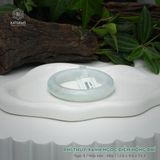  Vòng Khối Ngọc Phỉ Thúy Xanh Ngọc Điểm Hồng Phỉ Cao Cấp Bản Hẹ 12.6 x 9.6 x 53.3 (Không Kén Mệnh) 2600683 