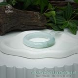  Vòng Khối Ngọc Phỉ Thúy Xanh Ngọc Điểm Hồng Phỉ Cao Cấp Bản Hẹ 12.5 x 8.6 x 55.4 (Không Kén Mệnh) 2600684 