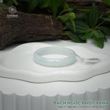  Vòng Khối Ngọc Phỉ Thúy Bạch Ngọc Phớt Xanh Cao Cấp Bản Oval 12.4 x 6.2 x 47.8 x 55.2 (Không Kén Mệnh) 2600676 