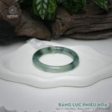  Vòng Khối Ngọc Phỉ Thúy Jade A Băng Lục Phiêu Hoa Cao Cấp Bản Đũa 9.3 x 9.3 x 54.4 (Không Kén Mệnh) 260937 