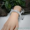  Vòng Khối Ngọc Phỉ Thúy Bạch Ngọc Vân Sương Cao Cấp Bản Hẹ 11.6 x 8.5 x 57.9 (Không Kén Mệnh) 260739 