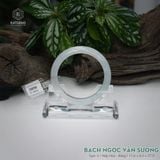  Vòng Khối Ngọc Phỉ Thúy Bạch Ngọc Vân Sương Cao Cấp Bản Hẹ 11.6 x 8.5 x 57.9 (Không Kén Mệnh) 260739 