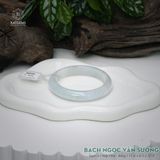  Vòng Khối Ngọc Phỉ Thúy Bạch Ngọc Vân Sương Cao Cấp Bản Hẹ 11.6 x 8.5 x 57.9 (Không Kén Mệnh) 260739 