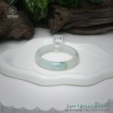  Vòng Khối Ngọc Phỉ Thúy Tam Tài Sắc Xuân Cao Cấp Bản Hẹ 12.3 x 7.3 x 52.9 (Không Kén Mệnh) 260758 