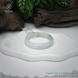  Vòng Khối Ngọc Phỉ Thúy Tam Tài Sắc Xuân Cao Cấp Bản Hẹ 12.3 x 7.3 x 52.9 (Không Kén Mệnh) 260758 