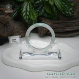  Vòng Khối Ngọc Phỉ Thúy Tam Tài Sắc Xuân Cao Cấp Bản Hẹ 12.3 x 7.3 x 52.9 (Không Kén Mệnh) 260758 