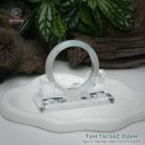  Vòng Khối Ngọc Phỉ Thúy Tam Tài Sắc Xuân Cao Cấp Bản Hẹ 12.3 x 7.3 x 52.9 (Không Kén Mệnh) 260758 