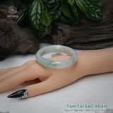  Vòng Khối Ngọc Phỉ Thúy Tam Tài Sắc Xuân Cao Cấp Bản Hẹ 12.3 x 7.3 x 52.9 (Không Kén Mệnh) 260758 